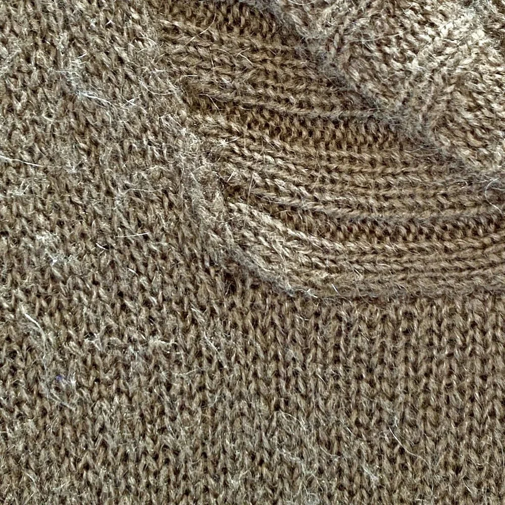 J. Crew Shawl Collar Mohair Sweater in Olive Green, XS